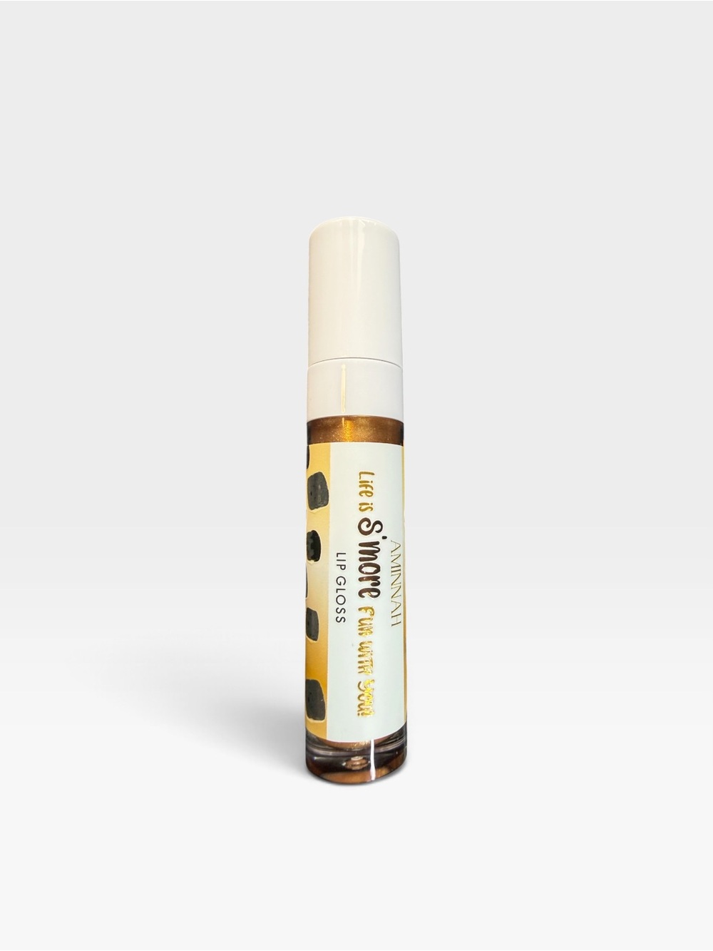 Life is S'more Shimmery Lip Gloss - Golden Brown